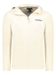 Geographical Norway Kurtka polarowa "Tugood" w kolorze kremowym rozmiar: L. Brązowe kurtki męskie Geographical Norway, l, bez wzorów, z materiału, bez kaptura. Za 101.23 zł.