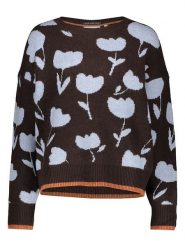 Scotch & Soda Sweter w kolorze brązowo-błękitnym rozmiar: XL. Brązowe swetry klasyczne damskie Scotch & Soda, xl, bez kołnierzyka. Za 204.48 zł.