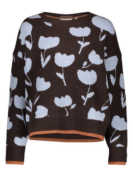 Scotch & Soda Sweter w kolorze brązowo-błękitnym rozmiar: XL. Brązowe swetry klasyczne damskie Scotch & Soda, xl, bez kołnierzyka. Za 204.48 zł.