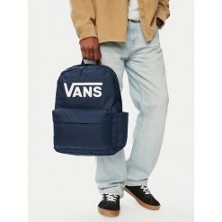 Plecak Vans. Niebieskie plecaki damskie Vans, bez wzorów, sportowe. Za 169.99 zł.