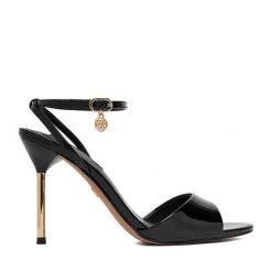 Szpilki Nine West. Czarne szpilki Nine West, bez wzorów, bez obcasa. Za 279.99 zł.