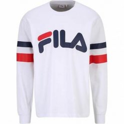 Bluza sportowa męska Fila FAM066910001. Białe bluzy bez kaptura męskie Fila, m, z bawełny. Za 99.99 zł.