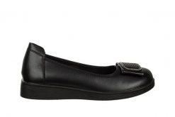 Baleriny Loretta Vitale W9918A Black 514268, Czarny, Skóra naturalna - 41. Czarne baleriny damskie Loretta Vitale, bez wzorów, ze skóry, bez obcasa. W wyprzedaży za 224.99 zł.