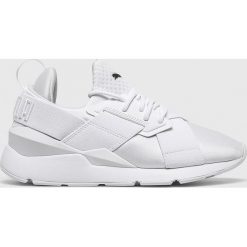 Puma - Buty Muse Satin Ep Wn's. Pomarańczowe buty sportowe na co dzień damskie Puma, bez wzorów, z materiału. W wyprzedaży za 319.90 zł.