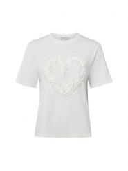 Marie Lund Koszulka Kobiety Bawełna (100%) biały, M. Białe t-shirty damskie Marie Lund, m, bez wzorów, z bawełny, bez kołnierzyka. Za 89.95 zł.