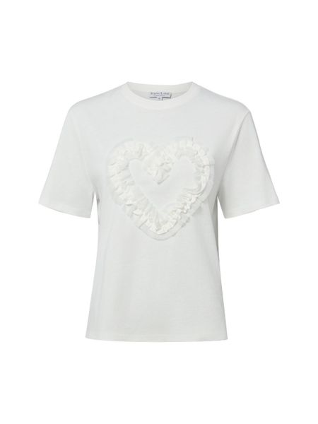 Marie Lund Koszulka Kobiety Bawełna (100%) biały, M. Białe t-shirty damskie Marie Lund, m, bez wzorów, z bawełny, bez kołnierzyka. Za 89.95 zł.