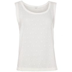 Koszulka damska PROTEST JONNY 21 singlet. Białe t-shirty damskie Protest, bez wzorów, bez kołnierzyka. W wyprzedaży za 90.00 zł.