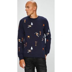 Scotch & Soda - Bluza. Niebieskie bluzy bez kaptura męskie Scotch & Soda, m, z bawełny. W wyprzedaży za 379.90 zł.