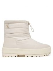 Calvin Klein Śniegowce Vulc Flatform Snowboot Nyl HW0HW03245 Kremowy. Białe śniegowce damskie CALVIN KLEIN, z materiału. Za 489.99 zł.