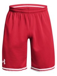 Under Armour Szorty sportowe "Perimeter" w kolorze czerwonym rozmiar: XL. Czerwone szorty sportowe męskie Under Armour, xl, z materiału. Za 113.63 zł.