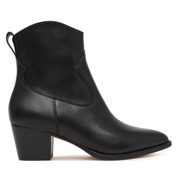 Botki LAUREN RALPH LAUREN. Czarne botki damskie Lauren Ralph Lauren, bez obcasa, na słupku, bez zapięcia. Za 1,199.00 zł.