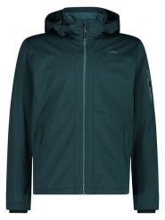 Cmp Kurtka softshellowa w kolorze zielonym rozmiar: 58. Zielone kurtki outdoor męskie CMP, bez wzorów, z tkaniny, bez kaptura. Za 150.37 zł.