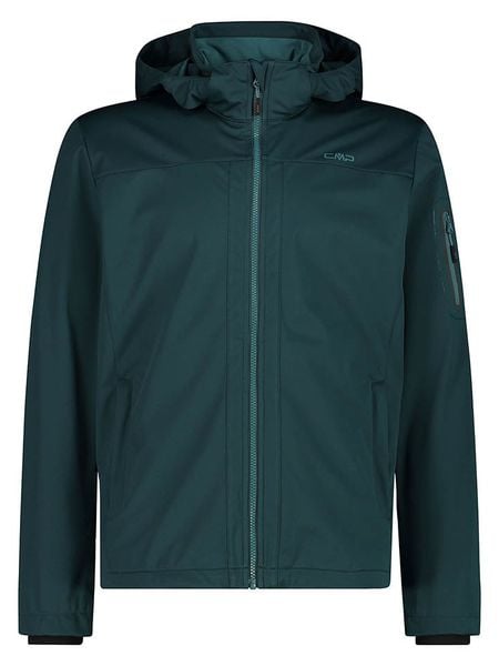 Cmp Kurtka softshellowa w kolorze zielonym rozmiar: 58. Zielone kurtki outdoor męskie CMP, bez wzorów, z tkaniny, bez kaptura. Za 150.37 zł.
