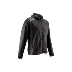 Kurtka do biegania RUN WIND męska. Niebieskie kurtki treningowe męskie KALENJI, m, bez wzorów, z materiału, do biegania. Za 49.99 zł.