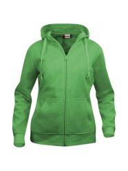 Clique Basic Hoody Full Zip Women – bluza z kapturem na zamek – apple green. Zielone bluzy z kapturem damskie CLIQUE, xs, z bawełny. Za 187.66 zł.