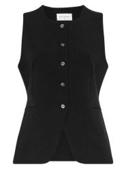 MOSS COPENHAGEN Kamizelka "Mirabelle Michelle" w kolorze czarnym rozmiar: S/M. Czarne kamizelki damskie MOSS COPENHAGEN, m. Za 173.99 zł.