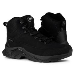 Buty męskie zimowe trekkingowe DK TRIGER. Czarne buty trekkingowe męskie DK, na zimę, bez zapięcia. Za 179.00 zł.