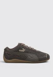 Buty sportowe damskie Puma SPEEDCAT CAT. Brązowe buty sportowe na co dzień damskie Puma, bez wzorów, z materiału, trekkingowe. Za 621.25 zł.