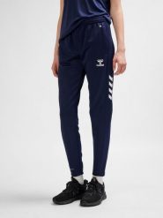 Damskie spodnie dresowe Hummel Core XK. Niebieskie spodnie sportowe damskie HUMMEL, l, z dresówki, do biegania. Za 190.00 zł.