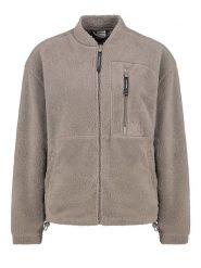 Sublevel Kurtka polarowa w kolorze szarobrązowym rozmiar: XXL. Szare kurtki damskie Sublevel, xxl, bez wzorów, z polaru, bez kaptura. Za 174.43 zł.