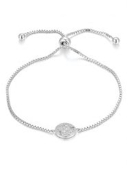 Les Favorites Srebrna bransoletka z elementem ozdobnym rozmiar: onesize. Szare bransoletki damskie Les Favorites, srebrne. Za 165.99 zł.