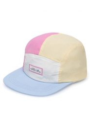 Nelli Blu Czapka z daszkiem 7K3-008-SS24 Różowy. Czerwone czapki dziecięce Nelli Blu, bez wzorów, z nylonu. Za 29.99 zł.