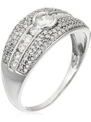 ATELIER DU DIAMANT Złoty pierścionek "Jonc Lumineux" z diamentami rozmiar: 50. Szare pierścionki damskie ATELIER DU DIAMANT, z diamentem, złote. Za 6,437.99 zł.