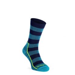Skarpety turystyczne Bridgedale Hike LW Merino Perf Boot Pattern. Niebieskie skarpetki męskie Bridgedale, bez wzorów, z wełny. Za 92.99 zł.
