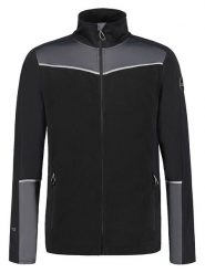 Icepeak Kurtka polarowa "Falkner" w kolorze czarno-szarym rozmiar: XXL. Czarne kurtki męskie ICEPEAK, xxl, bez wzorów, z materiału, bez kaptura. Za 130.81 zł.