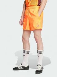 Adidas Szorty sportowe "Adicolor 3-Stripes Swim" w kolorze pomarańczowym rozmiar: L. Pomarańczowe szorty męskie Adidas, bez wzorów, z materiału, sportowe. Za 111.84 zł.