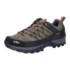 Buty trekkingowe dla mężczyzn CMP Rigel low. Zielone buty trekkingowe męskie CMP, z zamszu, bez zapięcia, trekkingowe. Za 469.00 zł.