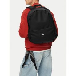 Plecak Quiksilver. Czarne plecaki damskie Quiksilver, bez wzorów, sportowe. Za 129.99 zł.