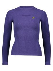 Asics Koszulka w kolorze fioletowym do biegania rozmiar: S. Różowe bluzki sportowe damskie Asics, s, z materiału, bez kołnierzyka, bez ramiączek. Za 160.58 zł.