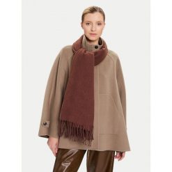 Szalik Guess. Brązowe szaliki i kominy damskie Guess, z aplikacjami. Za 239.99 zł.