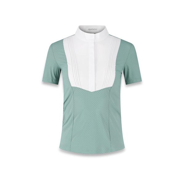 Damska koszulka konkursowa Kentucky Horsewear Heritage Air. Szare t-shirty damskie KENTUCKY HORSEWEAR, bez wzorów, z materiału, bez kołnierzyka. Za 528.00 zł.