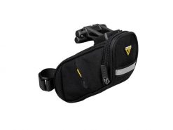Topeak Aero Wedge Pack DX S torba podsiodłowa z QuickClick F25. Czarne torebki klasyczne damskie Topeak, bez wzorów, małe, bez dodatków. Za 201.55 zł.
