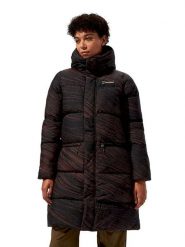 Berghaus Płaszcz puchowy "Combust Reflect" w kolorze brązowym rozmiar: 44. Brązowe płaszcze damskie Berghaus, bez wzorów, z puchu. Za 401.25 zł.