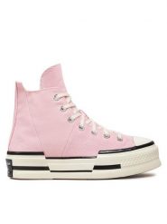 Converse Trampki Chuck 70 Plus A04366C Różowy. Czerwone trampki i tenisówki damskie Converse, bez wzorów, z materiału. Za 409.99 zł.