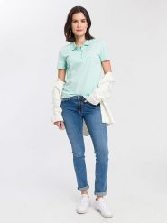 Cross Jeans Dżinsy - Slim fit - w kolorze niebieskim rozmiar: W27/L34. Niebieskie jeansy damskie Cross Jeans. Za 122.96 zł.