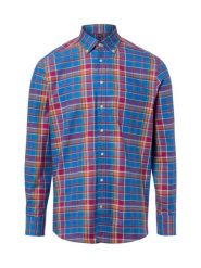 Nils Sundström koszula casual Mężczyźni Regular Fit Bawełna niebieski, XL. Niebieskie koszule męskie Nils Sundström, m, bez wzorów, z bawełny, bez kołnierzyka, bez ramiączek. Za 119.95 zł.