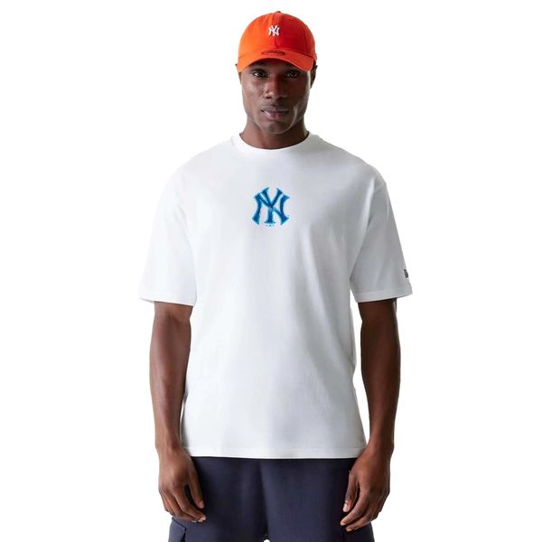 Oversize’Owy T-Shirt New Era Mlb World Series Os Tee Neyyan Dorośli. Białe t-shirty męskie New Era, s, bez wzorów, z bawełny, bez kołnierzyka. Za 215.99 zł.