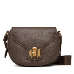 Torebka Furla. Brązowe listonoszki damskie Furla, bez wzorów, bez dodatków. Za 1,769.00 zł.