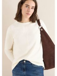 Cecil Koszulka w kolorze kremowym rozmiar: M. Brązowe bluzki damskie Cecil, m, bez wzorów, z bawełny, bez kołnierzyka, bez ramiączek. Za 104.39 zł.