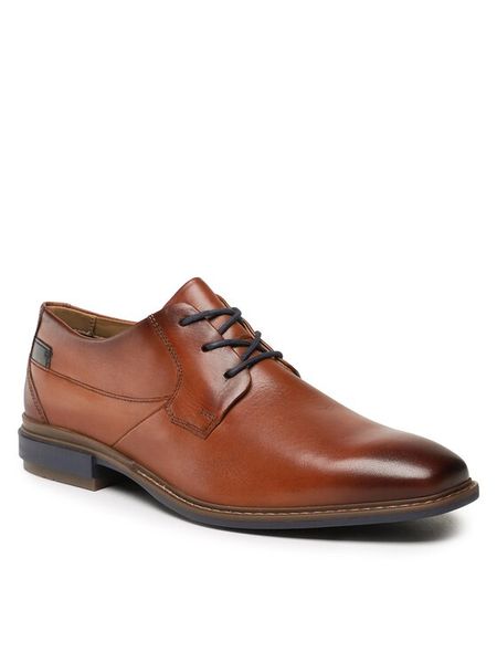 Lasocki Półbuty ZAHARY-05 MI07 Brązowy. Brązowe buty wizytowe męskie Lasocki, ze skóry, bez zapięcia. Za 249.99 zł.