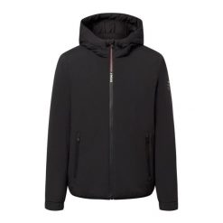 Kurtka ECOALF CARTES JACKET Czarny. Czarne kurtki męskie Ecoalf, m, bez wzorów, z tkaniny, bez kaptura. Za 960.15 zł.