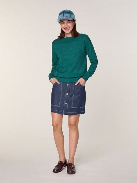 Rodier Wełniany sweter w kolorze zielonym rozmiar: M. Zielone swetry klasyczne damskie Rodier, m, z wełny, bez kołnierzyka. Za 274.75 zł.