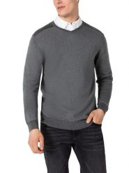 Timezone Sweter w kolorze szarym rozmiar: L. Szare swetry męskie Timezone, l, bez wzorów, bez kołnierzyka. Za 143.56 zł.