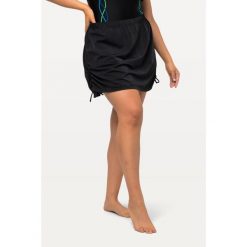 Damska Spódnica kąpielowa marszczenia po bokach gumka w pasie. Czarne bikini damskie Ulla Popken, bez wzorów, plus size. Za 125.99 zł.