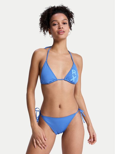 Roxy Bikini Solid Essentials ERJX203595 Niebieski. Niebieskie bikini damskie Roxy, bez wzorów. Za 219.99 zł.