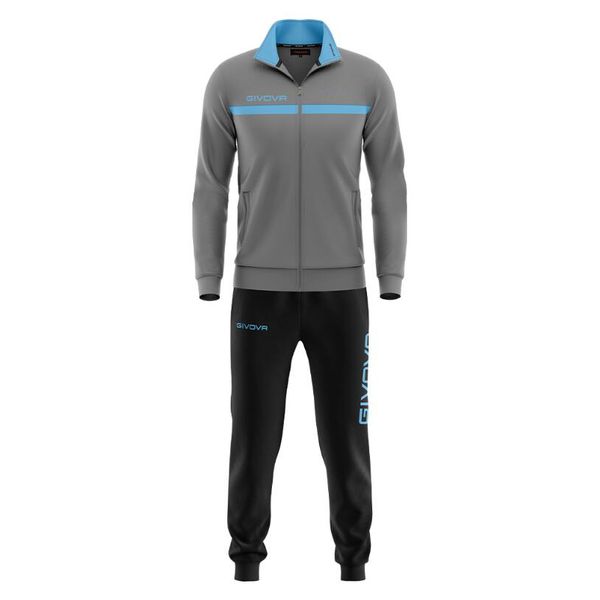 Givova One Polarfleece - kurtka z pełnym zamkiem M. Czarne kurtki męskie Givova, m, bez wzorów, z dresówki, sportowe, bez kaptura. Za 245.99 zł.